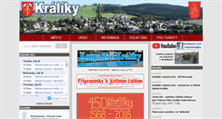 Desktop Screenshot of kraliky.eu