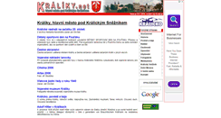 Desktop Screenshot of kraliky.net