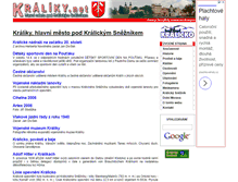 Tablet Screenshot of kraliky.net